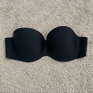 Black Strapless Bra 32D